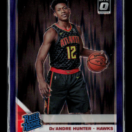 2020 Panini Donruss Optic De'Andre Hunter #198 Purple