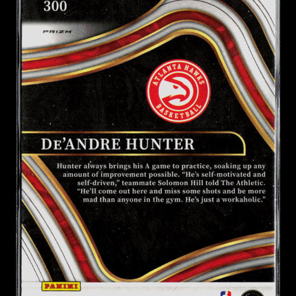 2022 Panini Select De'Andre Hunter #300 Blue Shimmer