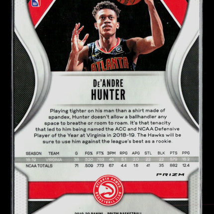 2019 Panini Prizm De'Andre Hunter #251 Red White Blue RC
