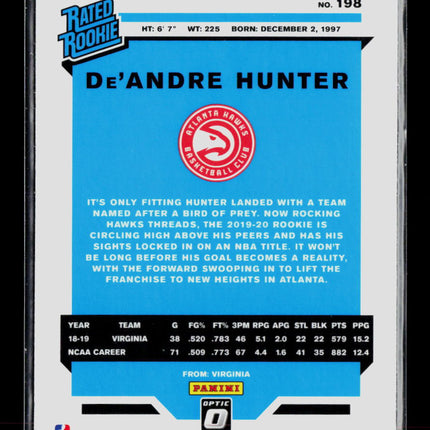 2020 Panini Donruss Optic Basketball De'Andre Hunter #198