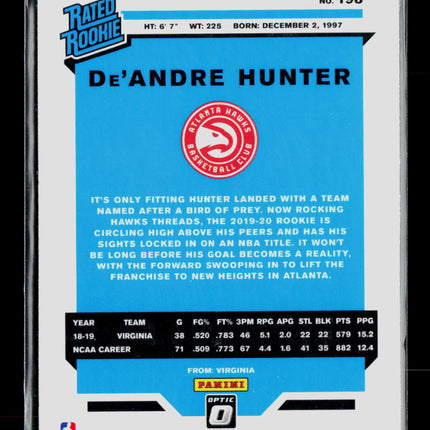 2019 Panini Donruss Optic De'Andre Hunter #198
