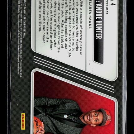 2019 Panini Prizm Luck of the Lottery De'Andre Hunter #4 Fast Break