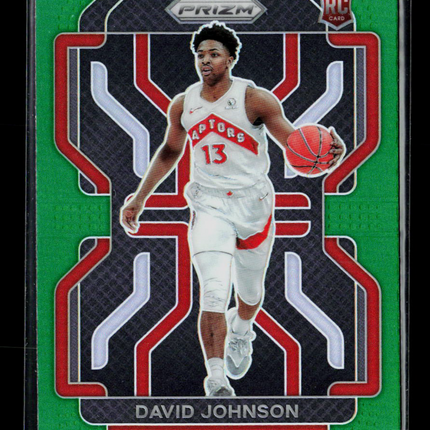 2021 Panini Prizm David Johnson #278 Green RC