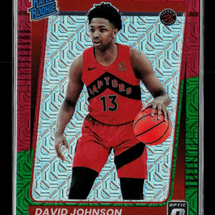2022 Panini Donruss Optic David Johnson #193 Red & Green Choice