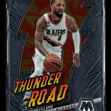 2023 Panini Mosaic Thunder Road Damian Lillard #18