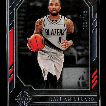 2021 Panini Chronicles Majestic Basketball Damian Lillard #364 055/249
