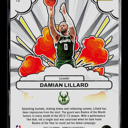 2023 Donruss Bomb Squad Damian Lillard #12