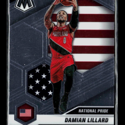 2021 Panini Mosaic Damian Lillard #246 National Pride