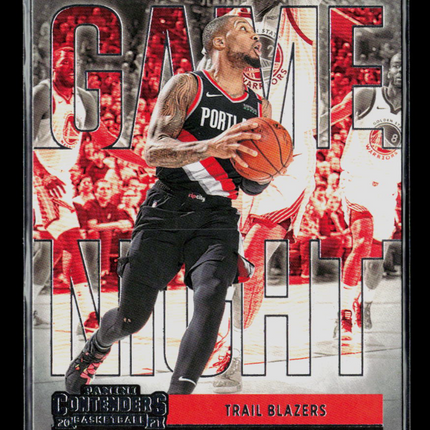 2021 Panini Contenders Game Night Damian Lillard #2