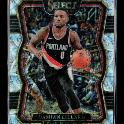 2018 Panini Select Damian Lillard #132 Scope Prizm