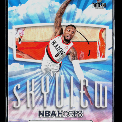 2022 Panini NBA Hoops Skyview Damian Lillard #11
