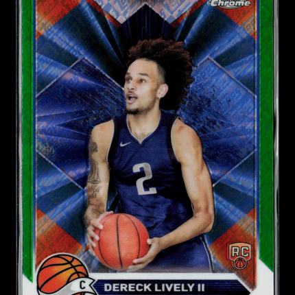 2024 Topps Chrome Dereck Lively II #92 Green RC
