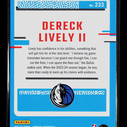 2023 Donruss Dereck Lively II #233