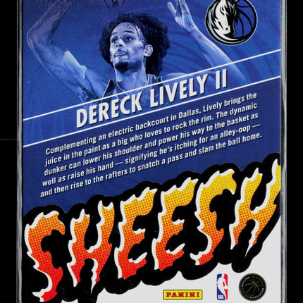 2023 NBA Hoops Sheesh Dereck Lively II #13 RC