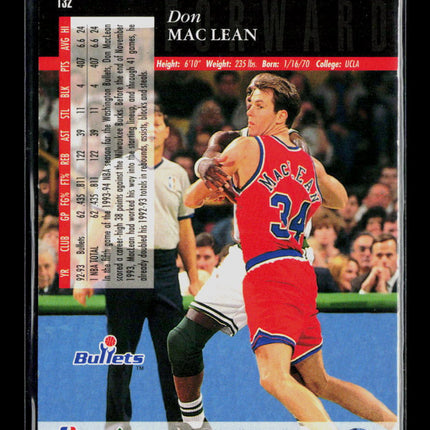 1994 Upper Deck Don MacLean #132