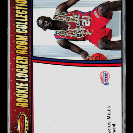 2001 Bowman's Best Rookie Locker Room Collection Darius Miles #LRC3