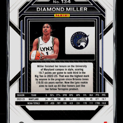 2023 Panini Prizm WNBA Diamond Miller #134 RC