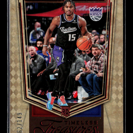 2022 Panini Chronicles Timeless Treasures Davion Mitchell #444 RC 062/149