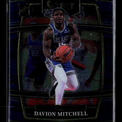 2022 Panini Select Basketball Davion Mitchell #23 Concourse Blue