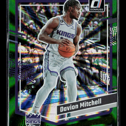 2023 Donruss Davion Mitchell #88 Green Laser