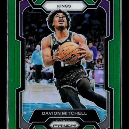 2023 Panini Prizm Davion Mitchell #227 Green