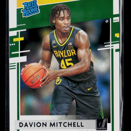 2021 Panini Chronicles Donruss Draft Picks Davion Mitchell #35