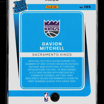 2022 Panini Donruss Optic Davion Mitchell #155 Red Choice