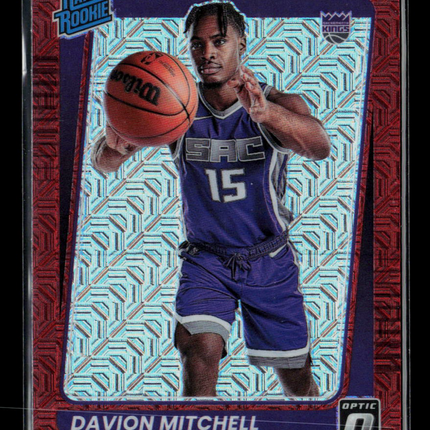 2022 Panini Donruss Optic Davion Mitchell #155 Red Choice