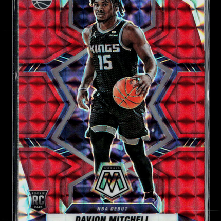 2022 Panini Mosaic Davion Mitchell #269 Red