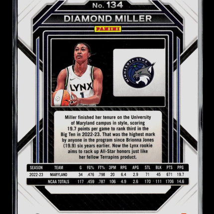 2023 Panini Prizm WNBA Diamond Miller #134 RC