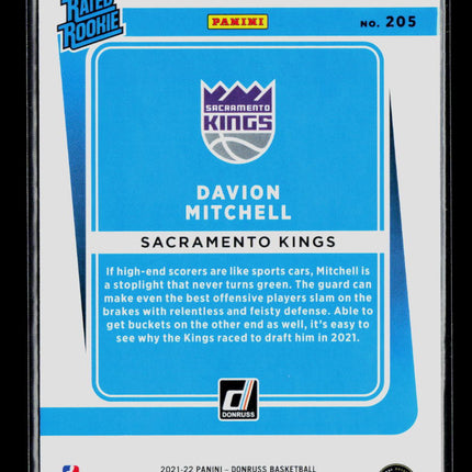 2021 Donruss Davion Mitchell #205