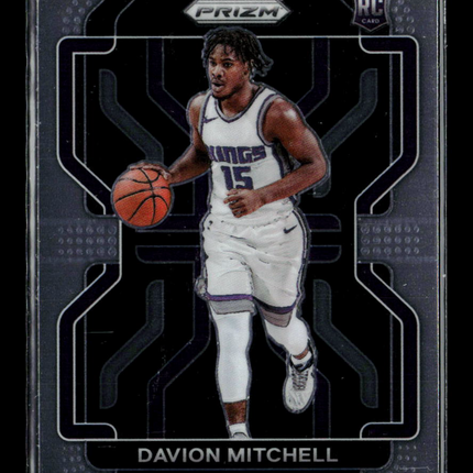2021 Panini Prizm Basketball Davion Mitchell #312 Black RC