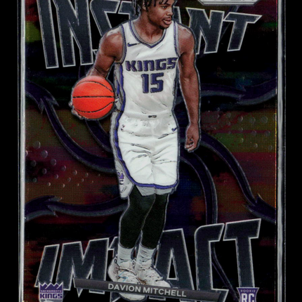 2021 Panini Prizm Instant Impact Davion Mitchell #19