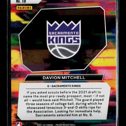 2021 Panini Prizm Instant Impact Davion Mitchell #19