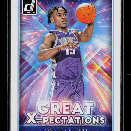 2021 Panini Donruss Great X-Pectations Davion Mitchell #1