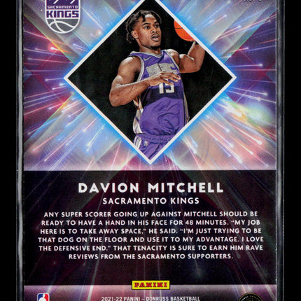 2021 Panini Donruss Great X-Pectations Davion Mitchell #1