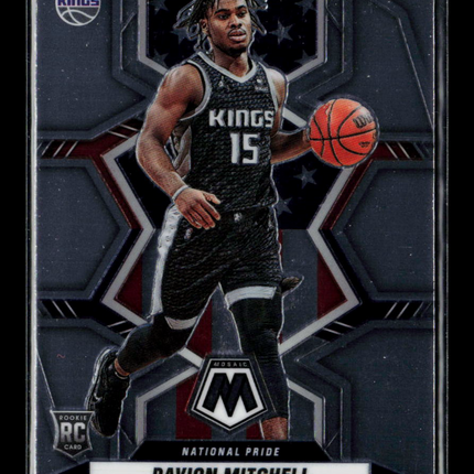 2022 Panini Mosaic Basketball Davion Mitchell #254 National Pride RC