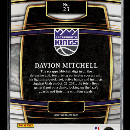 2022 Panini Select Davion Mitchell #23 RC