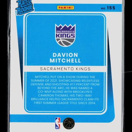 2022 Panini Donruss Optic Davion Mitchell #155