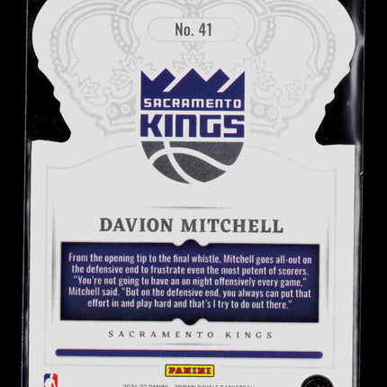 2022 Panini Crown Royale Davion Mitchell #41