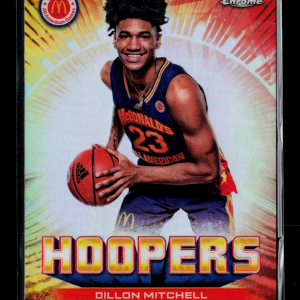 2022 Topps Chrome McDonald's All American Hoopers Dillon Mitchell #HS-10