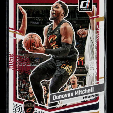 2023 Donruss Basketball Donovan Mitchell #140 Press Proof