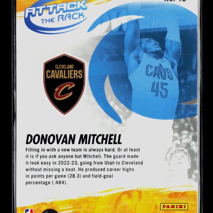 2023 Panini Hoops Attack the Rack Donovan Mitchell #10