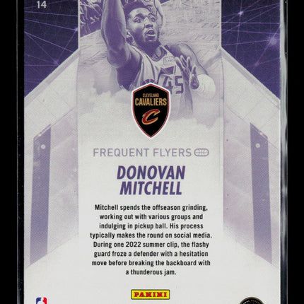 2022 Panini Hoops Frequent Flyers Donovan Mitchell #14
