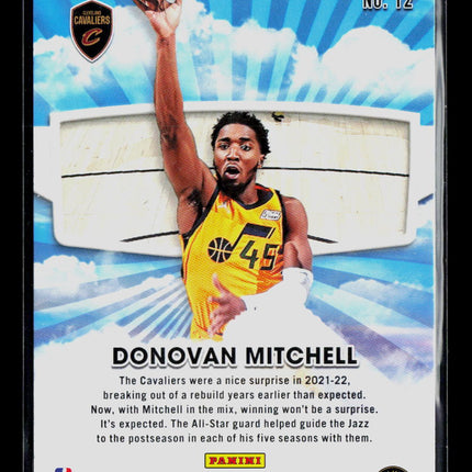 2022 Panini Hoops Skyview Donovan Mitchell #12
