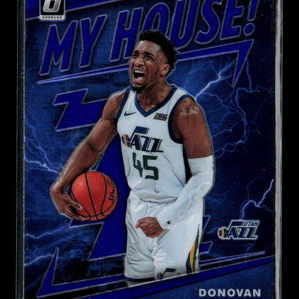2020 Panini Donruss Optic My House Donovan Mitchell #16 Purple