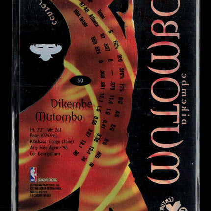 1999 SkyBox E-X Century Dikembe Mutombo #50