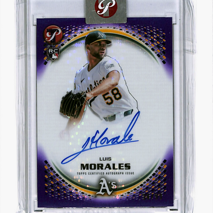 2026 Topps Pristine Luis Morales #PA-LM Purple RC Auto /99