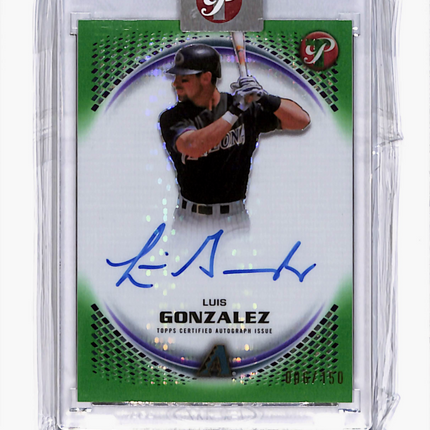 2026 Topps Pristine Luis Gonzalez #PA-LG Green 006/150 Auto