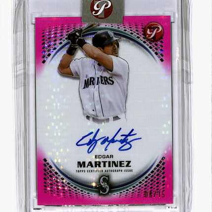 2026 Topps Pristine Edgar Martinez #PA-EM Pink Auto /15